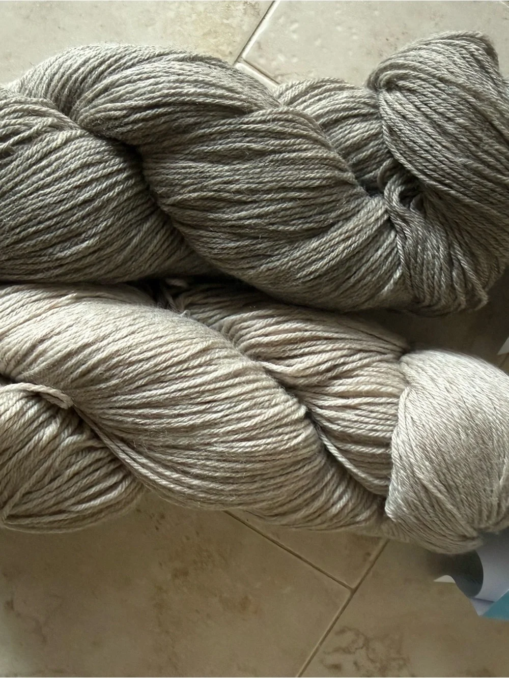 Cloudborn Fibers Merino Superwash Sock Twist Yarn - Shaela Heather/Taupe Heather